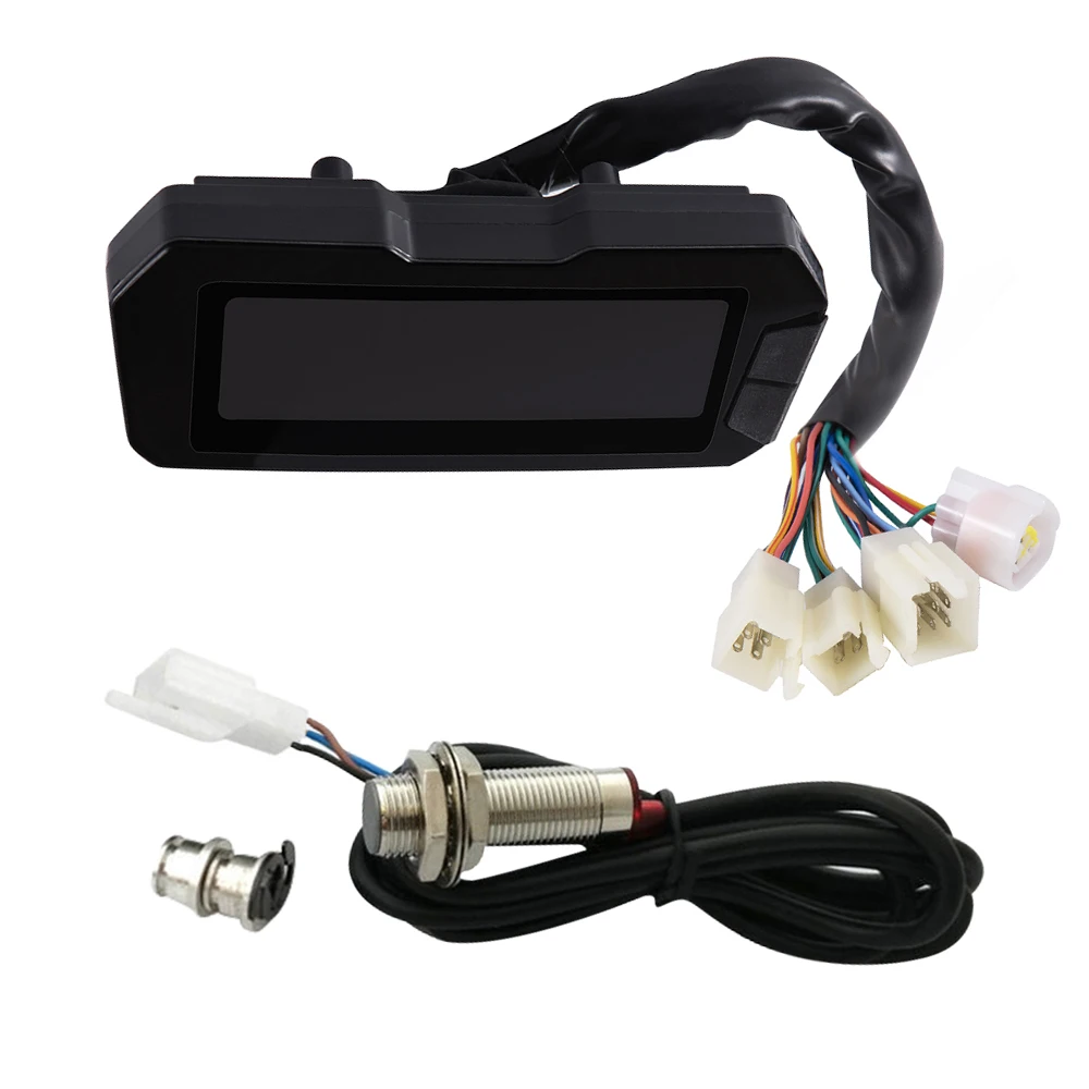 Motorcycle Meter with LCD Dispay for 12V motorbikes Black Size of 15.5*7.5*2.5CM/6.1*3.0*1.0IN
Motorcycle Meter with LCD Dispay for 12V motorbikes Black Size of 15.5*7.5*2.5CM/6.1*3.0*1.0IN