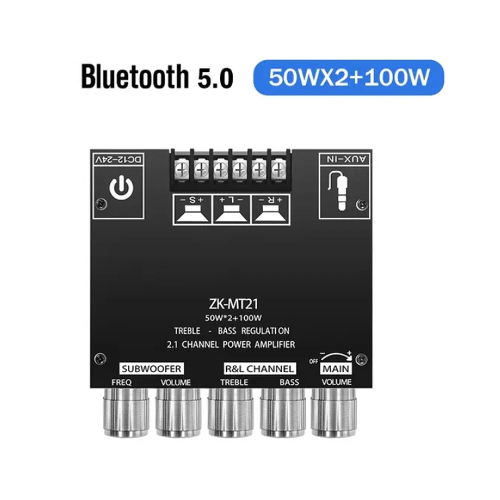 ZK-MT21 Channel 5.0 CS8673E 2.1 Subwoofer Amplifier Board 50W X 2+100W Power Audio Stereo Amplifier Board Bass AMP AUX
ZK-MT21 Channel 5.0 CS8673E 2.1 Subwoofer Amplifier Board 50W X 2+100W Power Audio Stereo Amplifier Board Bass AMP AUX