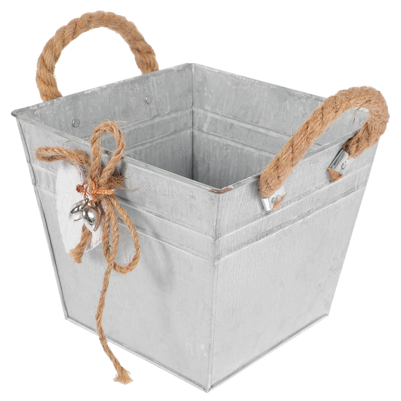 Metal Flower Pot Iron Planter Lightweight Retro Style for Plant Container Garden Vase Home Decor Vintage Bucket
Metal Flower Pot Iron Planter Lightweight Retro Style for Plant Container Garden Vase Home Decor Vintage Bucket