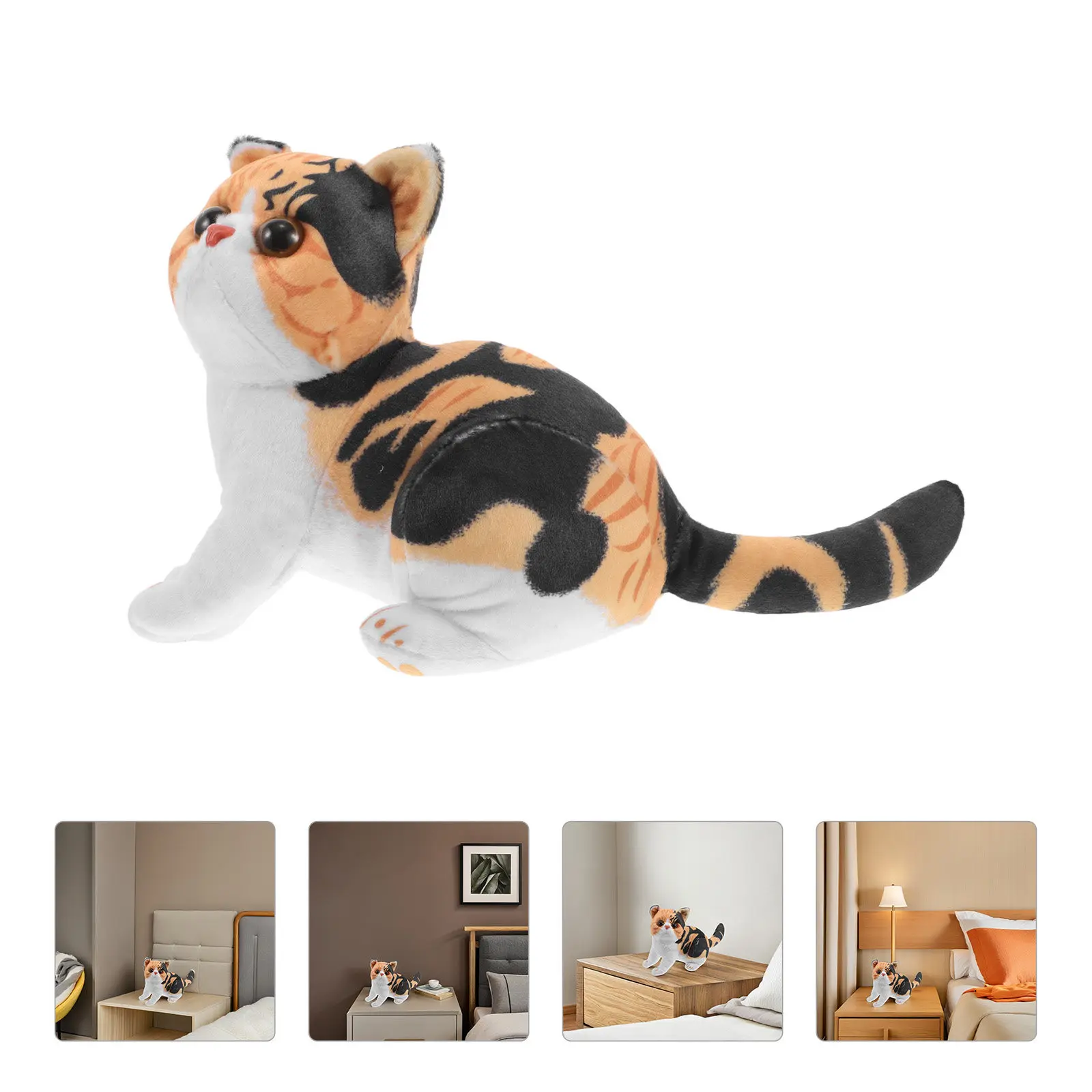 Cartoon Simulation Cat Soft Comfortable Decorative Realistic Stuffed Animal Charming Home Gift for All Ages Realistic Cat
Cartoon Simulation Cat Soft Comfortable Decorative Realistic Stuffed Animal Charming Home Gift for All Ages Realistic Cat