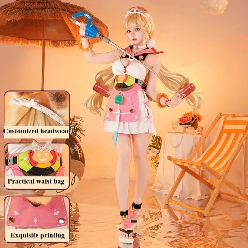 Игра Zenless Zone Zero ZZZ Alice Sea of Thyme, летний купальник, карнавальный костюм на Хэллоуин, вечерние, одежда для ролевых игр 
Игра Zenless Zone Zero ZZZ Alice Sea of Thyme, летний купальник, карнавальный костюм на Хэллоуин, вечерние, одежда для ролевых игр