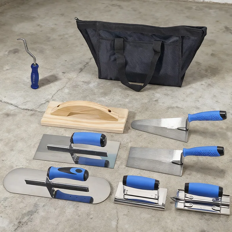 Trowel Tool Set Stainless Steel Bending Corner Sharp Corner Trowels Professional Construction Tools Kit Putty Knife Set with Bag
Trowel Tool Set Stainless Steel Bending Corner Sharp Corner Trowels Professional Construction Tools Kit Putty Knife Set with Bag