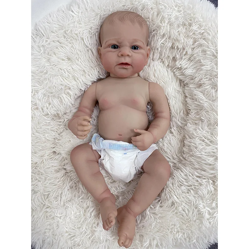 48 см Elijah Bebe Girl, силиконовые виниловые куклы для всего тела, коллекционные реалистичные художественные куклы Reborn Muñecas Reborn
48 см Elijah Bebe Girl, силиконовые виниловые куклы для всего тела, коллекционные реалистичные художественные куклы Reborn Muñecas Reborn