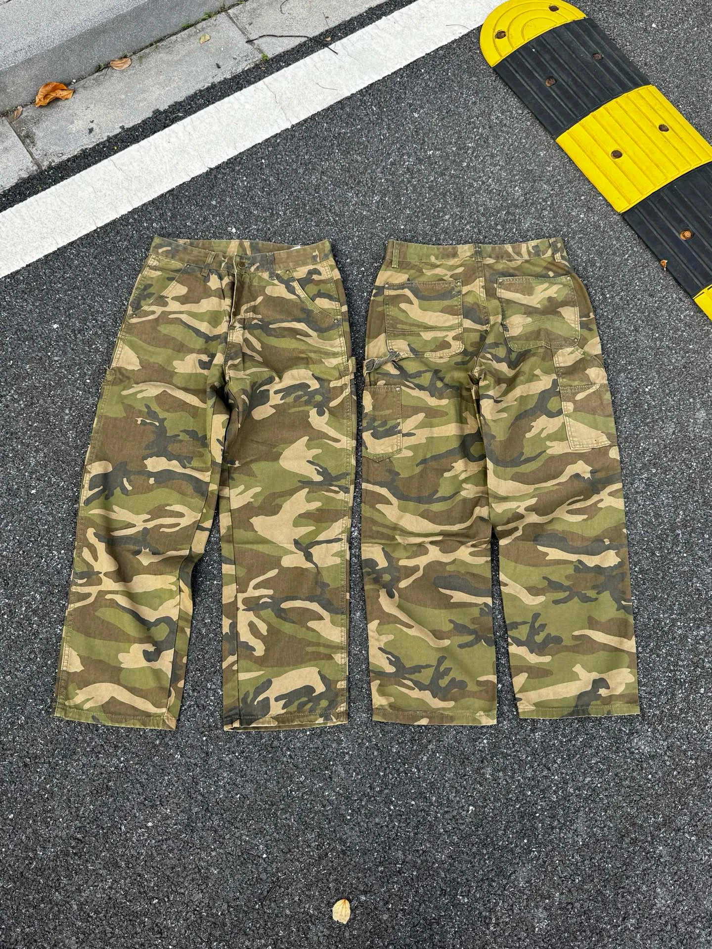 American Retro Camouflage Work Pants Loose Straight Leg Men's Casual Trousers Multi-ket Vintage Sle Cotton Jeans
American Retro Camouflage Work Pants Loose Straight Leg Men's Casual Trousers Multi-ket Vintage Sle Cotton Jeans