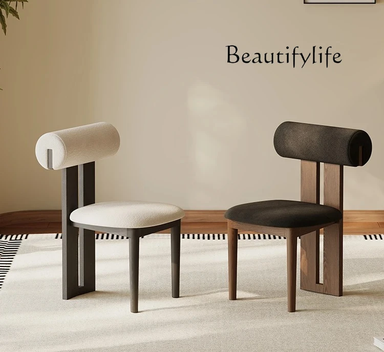 French medieval solid wood dining chair household simple dining table chair designer retro black fabric stool Italian style
French medieval solid wood dining chair household simple dining table chair designer retro black fabric stool Italian style