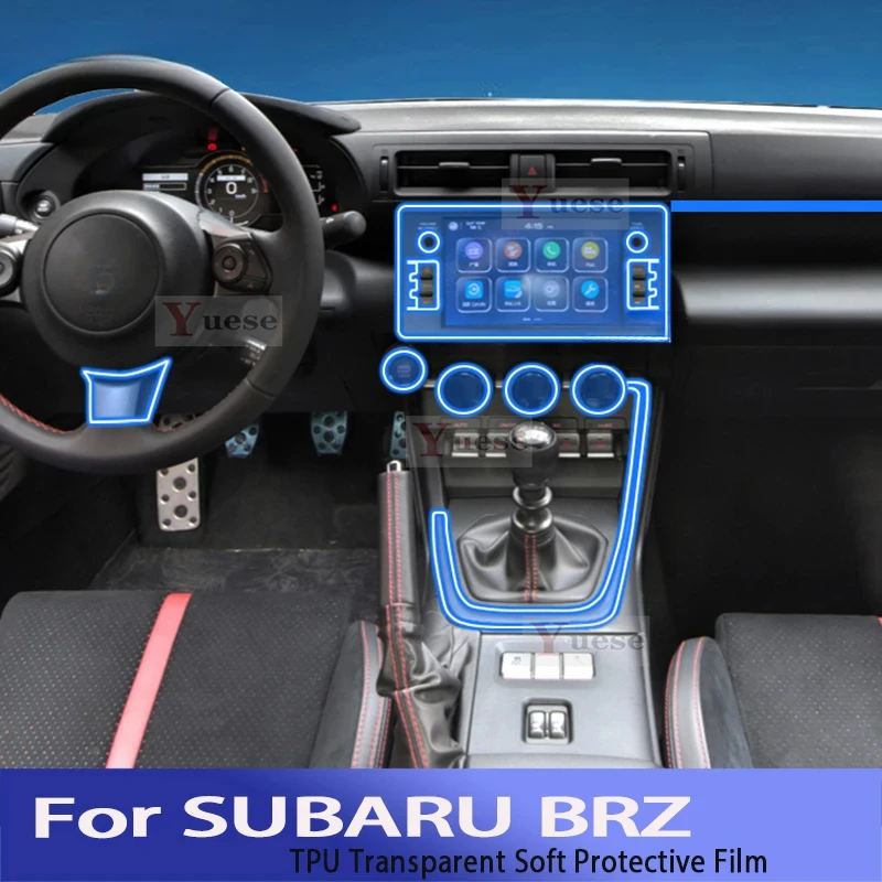 Для SUBARU BRZ (2021-2023) прозрачная защитная пленка из ТПУ, защита от царапин, аксессуары для центральной консоли салона автомобиля
Для SUBARU BRZ (2021-2023) прозрачная защитная пленка из ТПУ, защита от царапин, аксессуары для центральной консоли салона автомобиля