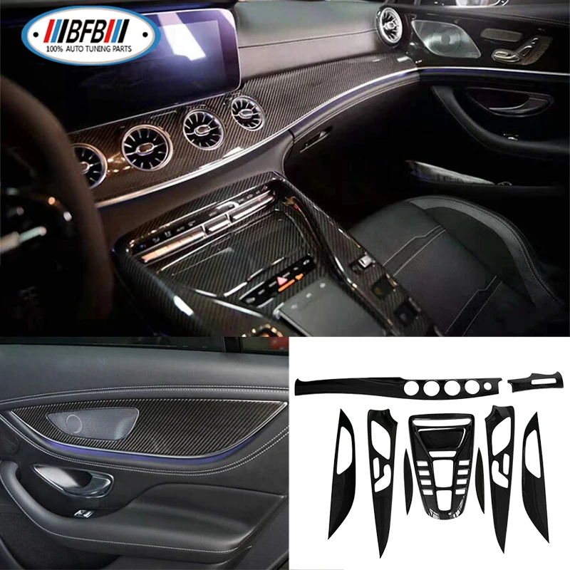 Carbon Interior kits Dashboard enter Control Panel Air Vent For 2021-2022 Mercedes Benz GT50 AMG
Carbon Interior kits Dashboard enter Control Panel Air Vent For 2021-2022 Mercedes Benz GT50 AMG
