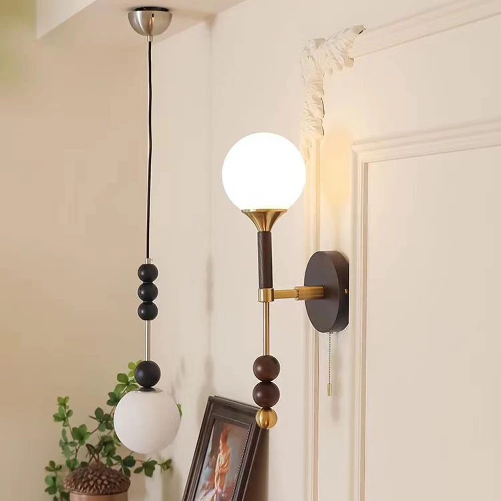 Vintage Glass Wall Lamp Bedroom Bedside Lamp French Living Room Mirror Headlight American Cable Switch Lamp
Vintage Glass Wall Lamp Bedroom Bedside Lamp French Living Room Mirror Headlight American Cable Switch Lamp