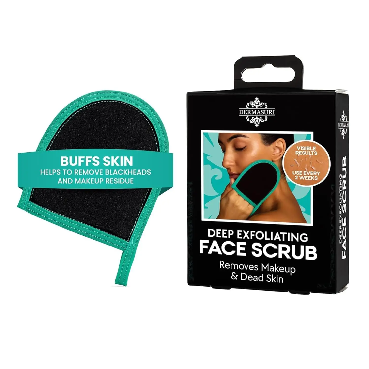 Deep Exfoliating Face Mitt - Dead Skin Remover for Men & Women - Exfoliator Gloves for Shower & Dry Use (1 Pack)
Deep Exfoliating Face Mitt - Dead Skin Remover for Men & Women - Exfoliator Gloves for Shower & Dry Use (1 Pack)