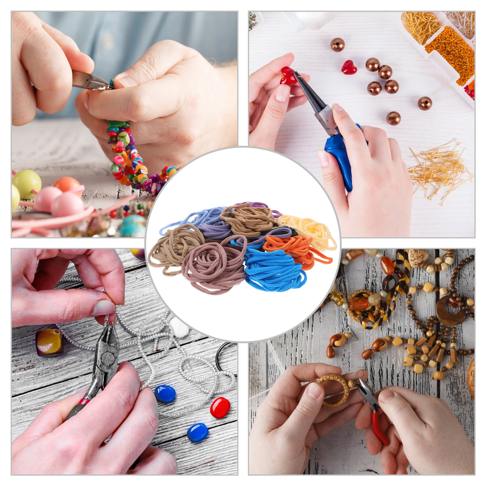 12pcs Weaving Refill Loops Elastic Rope Soft Durable Stretch Diy Crafts Pot Holder Loops Hair Ties Thick Seamless Loom
12pcs Weaving Refill Loops Elastic Rope Soft Durable Stretch Diy Crafts Pot Holder Loops Hair Ties Thick Seamless Loom