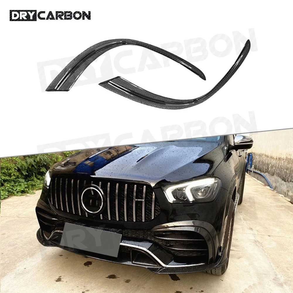 Dry Carbon Fiber Air Vents Trim Canards for Mercedes Benz GLE Class W167 GLE53 AMG SUV 2020+ Front Fog Lamp Fin Splitters
Dry Carbon Fiber Air Vents Trim Canards for Mercedes Benz GLE Class W167 GLE53 AMG SUV 2020+ Front Fog Lamp Fin Splitters