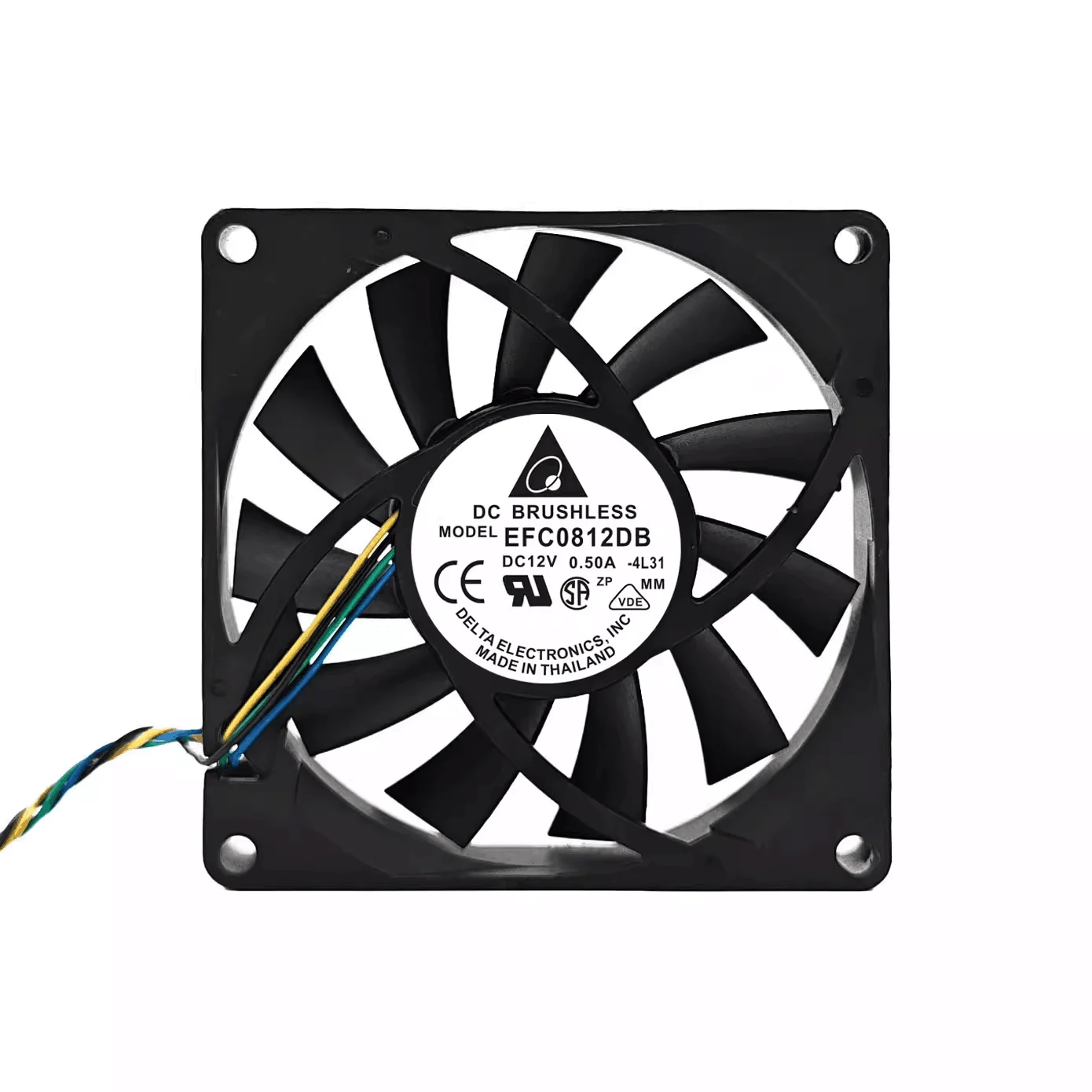 New For Delta 8015 EFC0812DB 12V 0.50A 8CM4 Line PWM Speed Control High Air Volume Fan
New For Delta 8015 EFC0812DB 12V 0.50A 8CM4 Line PWM Speed Control High Air Volume Fan