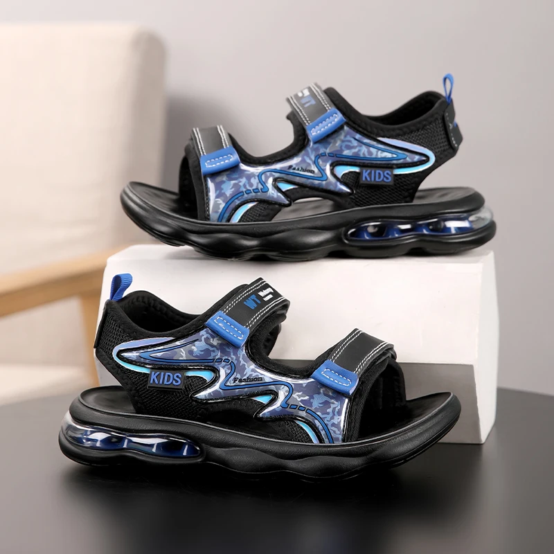 Summer Children's Mesh Hollow Out Sports Casual Sandals Boys Soft Bottom Anti Slip Breathable Air Cushion Casual Beach Sandals
Summer Children's Mesh Hollow Out Sports Casual Sandals Boys Soft Bottom Anti Slip Breathable Air Cushion Casual Beach Sandals