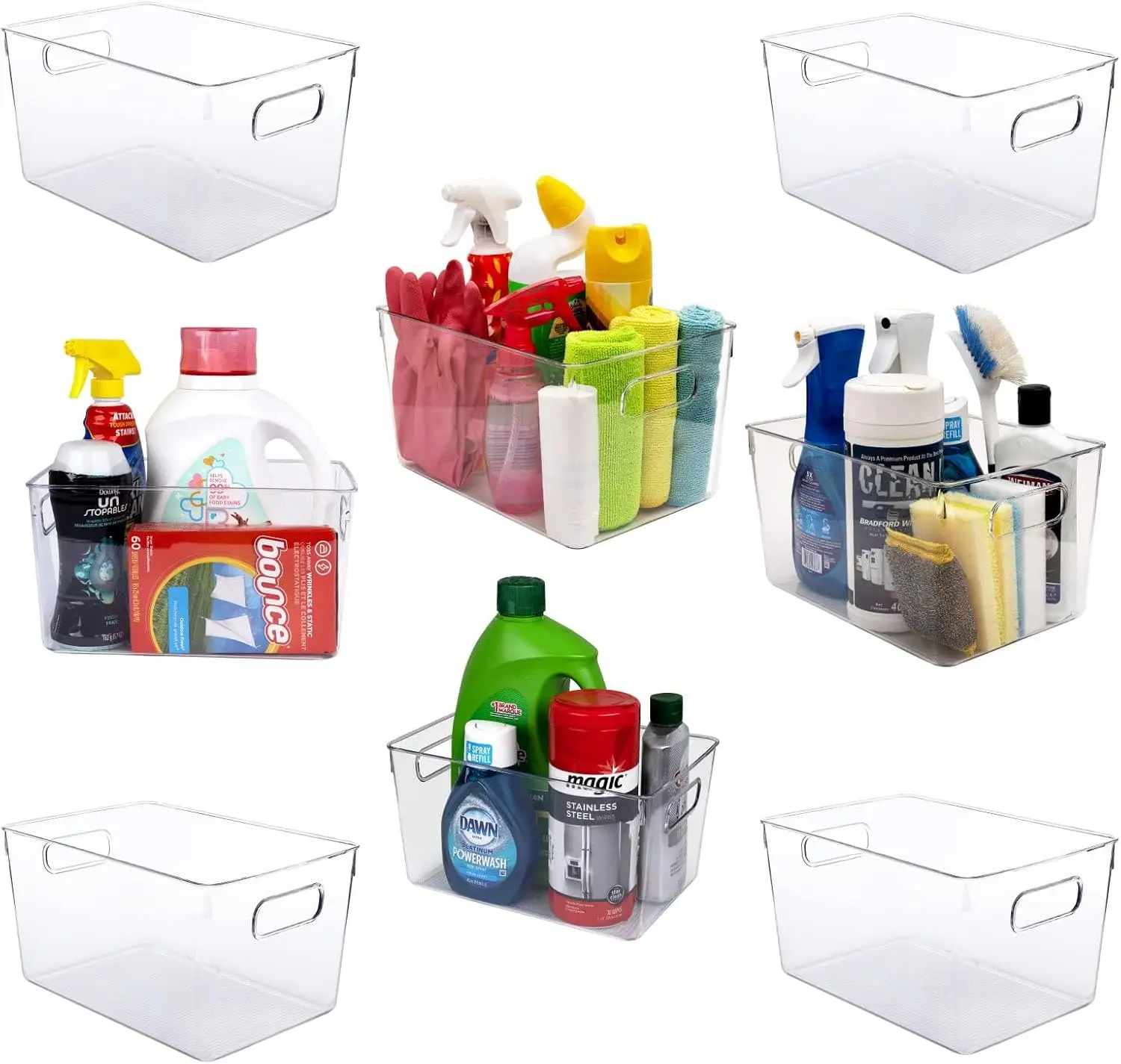 Clear Plastic Storage Bins, Pantry Organizer, Kitchen Container, Fridge, Freezer, Bathroom, Medicine Cabinet Bin
Clear Plastic Storage Bins, Pantry Organizer, Kitchen Container, Fridge, Freezer, Bathroom, Medicine Cabinet Bin