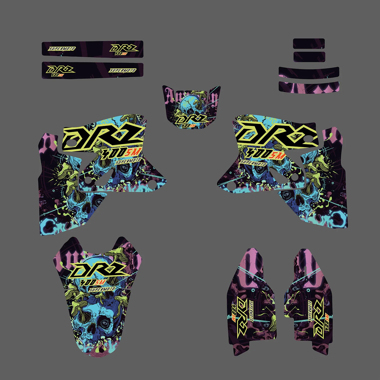 For Suzuki DR-Z 400SM DRZ400SM 2000-2020 2019 2018 2017 2016 Motorcycle Fairing Graphics Background Decals Sticker Kit Customize
For Suzuki DR-Z 400SM DRZ400SM 2000-2020 2019 2018 2017 2016 Motorcycle Fairing Graphics Background Decals Sticker Kit Customize
