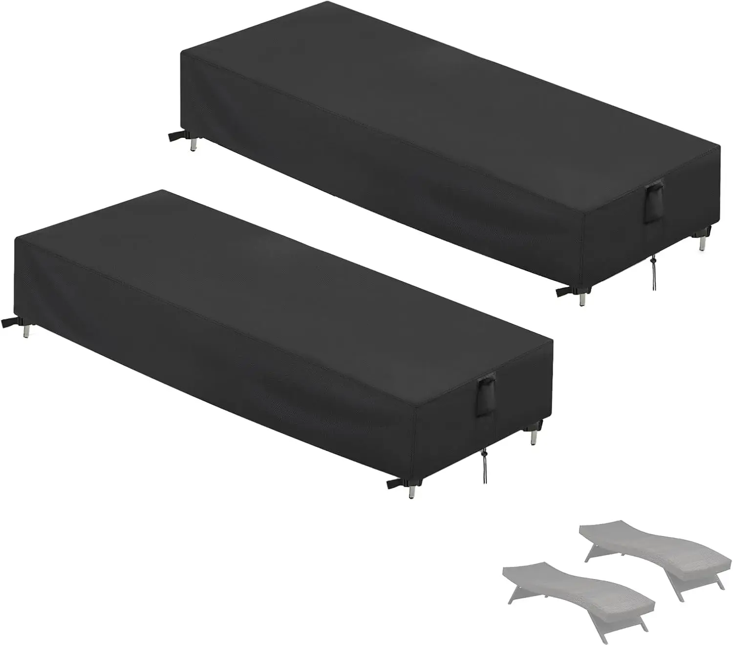 Chaise Lounge Cover, 2 Pack Waterproof Outdoor Lounge Chair Covers for Patio Furniture, Pool Lounge Chair Outdoor Furniture Cove
Chaise Lounge Cover, 2 Pack Waterproof Outdoor Lounge Chair Covers for Patio Furniture, Pool Lounge Chair Outdoor Furniture Cove