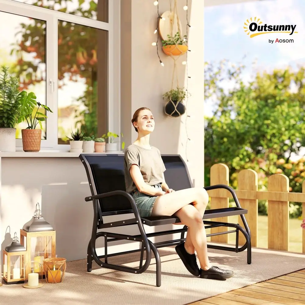 2Person Outdoor Glider Bench, Patio Double Swing Rocking Chair Loveseat w Powder Coated Steel Frame for Backyard Garden Porch,
2Person Outdoor Glider Bench, Patio Double Swing Rocking Chair Loveseat w Powder Coated Steel Frame for Backyard Garden Porch,
