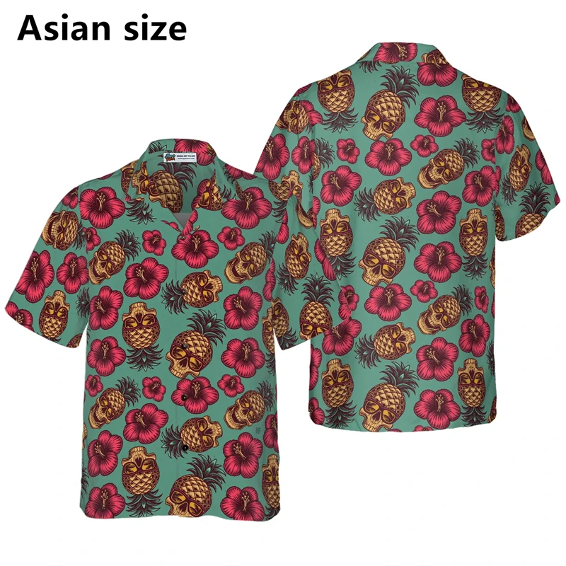 Pineapple Fruit Hawaiian Shirts For Men Women 3d Printed Fashion Blouses Casual Beach Camisas Summer Men's Vacation Lapel Shirt
Pineapple Fruit Hawaiian Shirts For Men Women 3d Printed Fashion Blouses Casual Beach Camisas Summer Men's Vacation Lapel Shirt