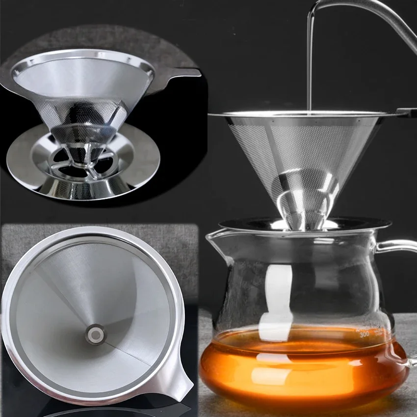 Double layer non filter paper hand ground coffee filter, coffee filter, cold extraction hand brewed coffee funnel
Double layer non filter paper hand ground coffee filter, coffee filter, cold extraction hand brewed coffee funnel
