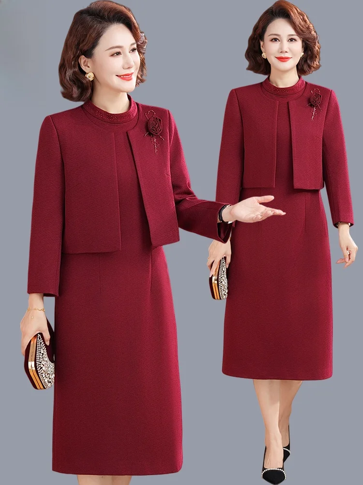 Young Mom Wedding Dress Two-Piece Set Spring New Arrival Breathable Lightweight Comfortable Mid-Length Casual Elegant
Young Mom Wedding Dress Two-Piece Set Spring New Arrival Breathable Lightweight Comfortable Mid-Length Casual Elegant