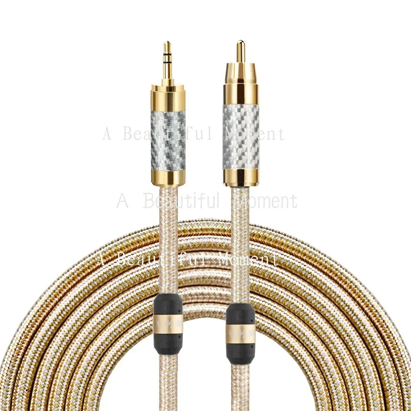 DD--HIFI Mini Jack 3.5mm to RCA Audio Cable for Mobile Phone Headphone Latop TV DVD Amplifier Soundbox Silver-plated Cable
DD--HIFI Mini Jack 3.5mm to RCA Audio Cable for Mobile Phone Headphone Latop TV DVD Amplifier Soundbox Silver-plated Cable