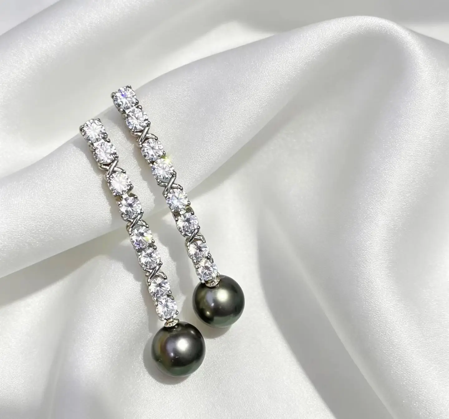 S925 Sterling Silver Earrings Mount Findings Settings Base Mounting Parts Accessory Fittings for 9-10mm Pearls
S925 Sterling Silver Earrings Mount Findings Settings Base Mounting Parts Accessory Fittings for 9-10mm Pearls
