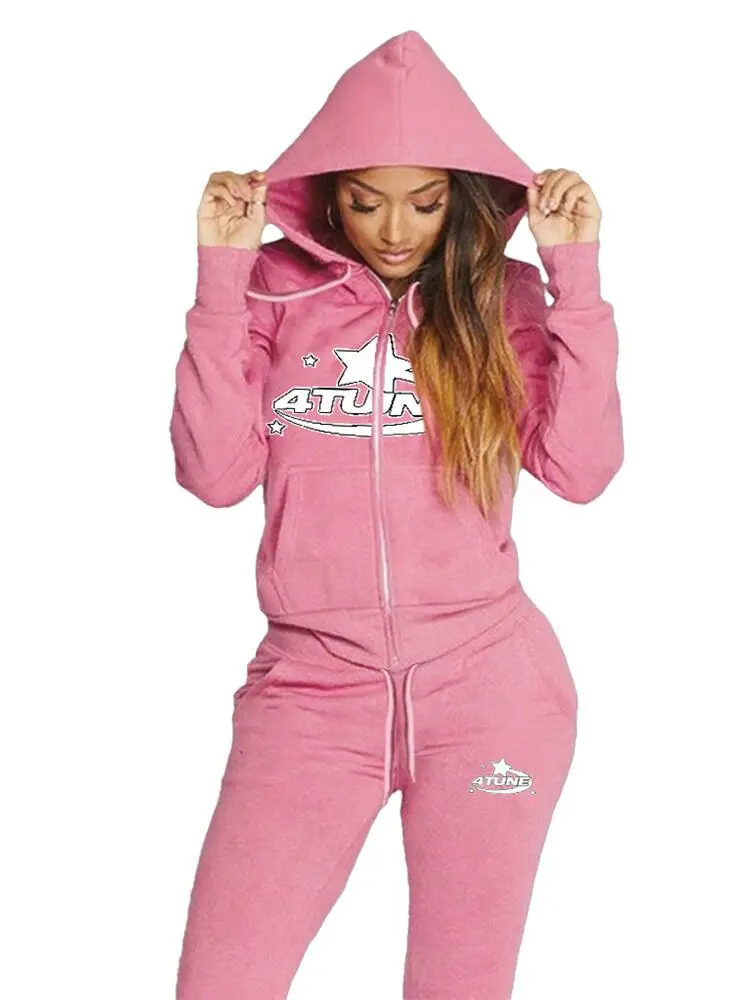 Комплекты брюк высокого качества для женщин, толстовка с капюшоном на молнии, спортивный костюм из двух предметов, осенне-зимняя одежда, толстовка, спортивные штаны, женский спортивный костюм
Комплекты брюк высокого качества для женщин, толстовка с капюшоном на молнии, спортивный костюм из двух предметов, осенне-зимняя одежда, толстовка, спортивные штаны, женский спортивный костюм