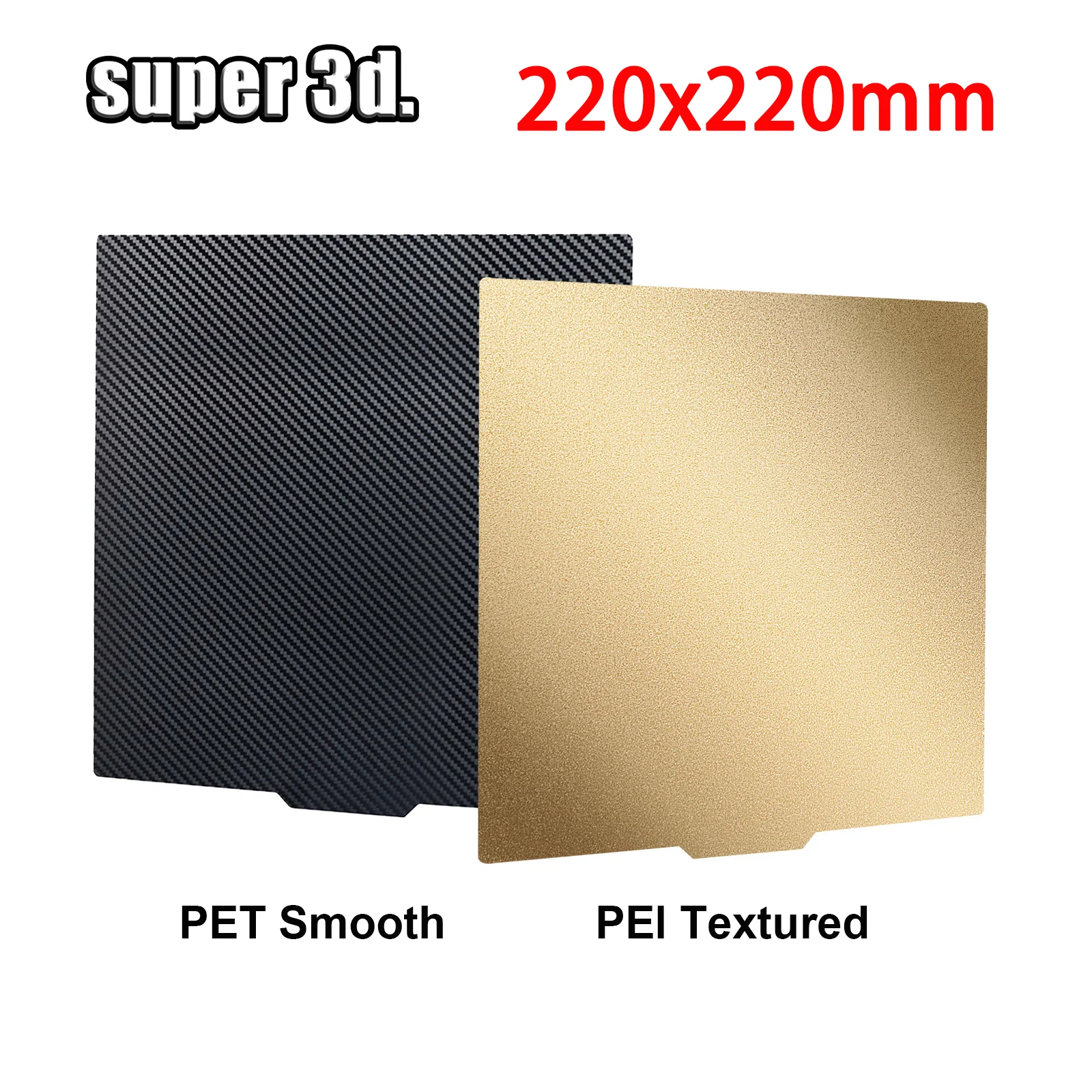 220x220 Bed Double-Side Smooth Build Plate Texture PEI Sheet for Anet A8/ A6/Wanhao Duplicator I3 Anycubic Mega Pro Build Plate
220x220 Bed Double-Side Smooth Build Plate Texture PEI Sheet for Anet A8/ A6/Wanhao Duplicator I3 Anycubic Mega Pro Build Plate