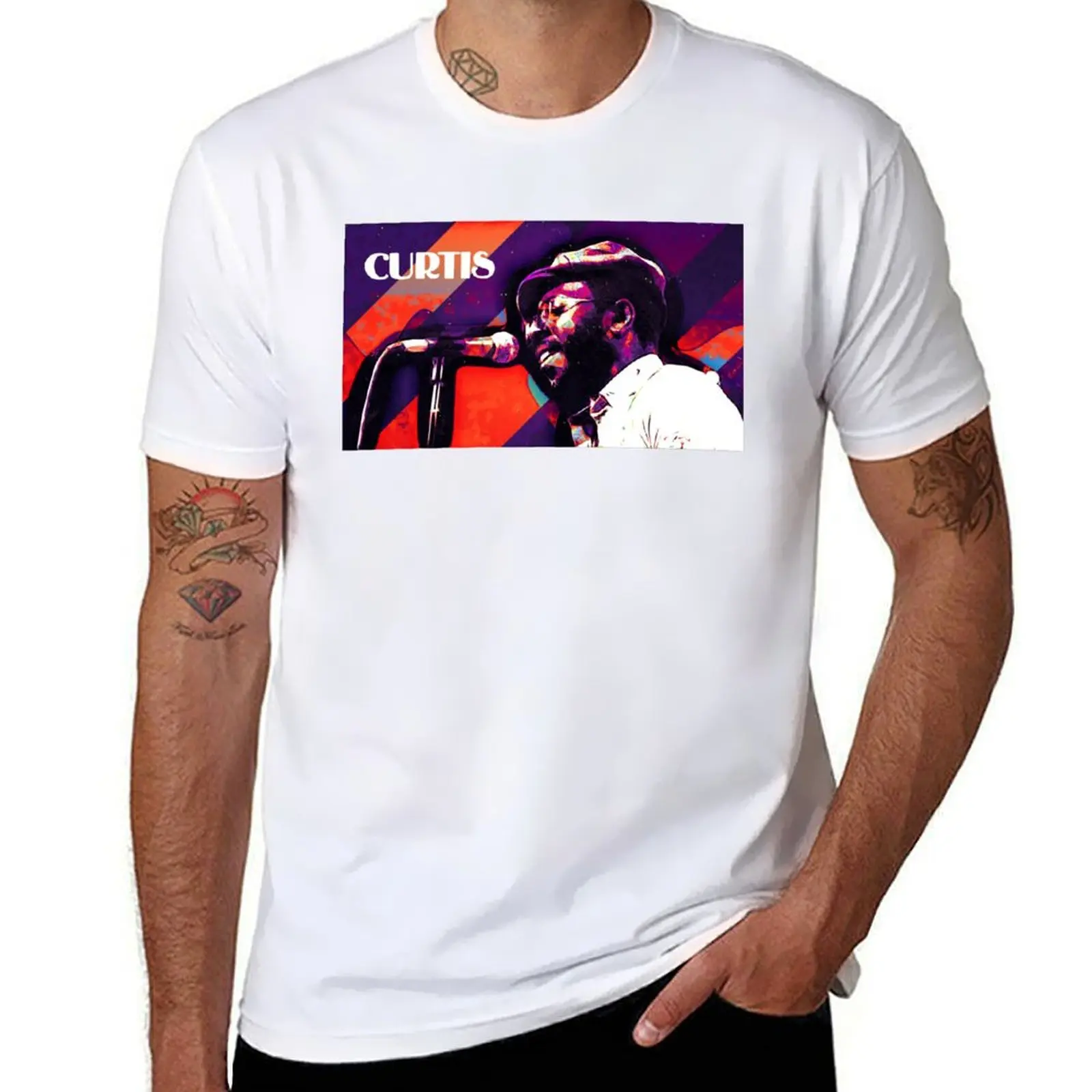 Superfly for t Funk man Man Curtis Роскошная рубашка Soul Mayfield - футболка
Superfly for t Funk man Man Curtis Роскошная рубашка Soul Mayfield - футболка