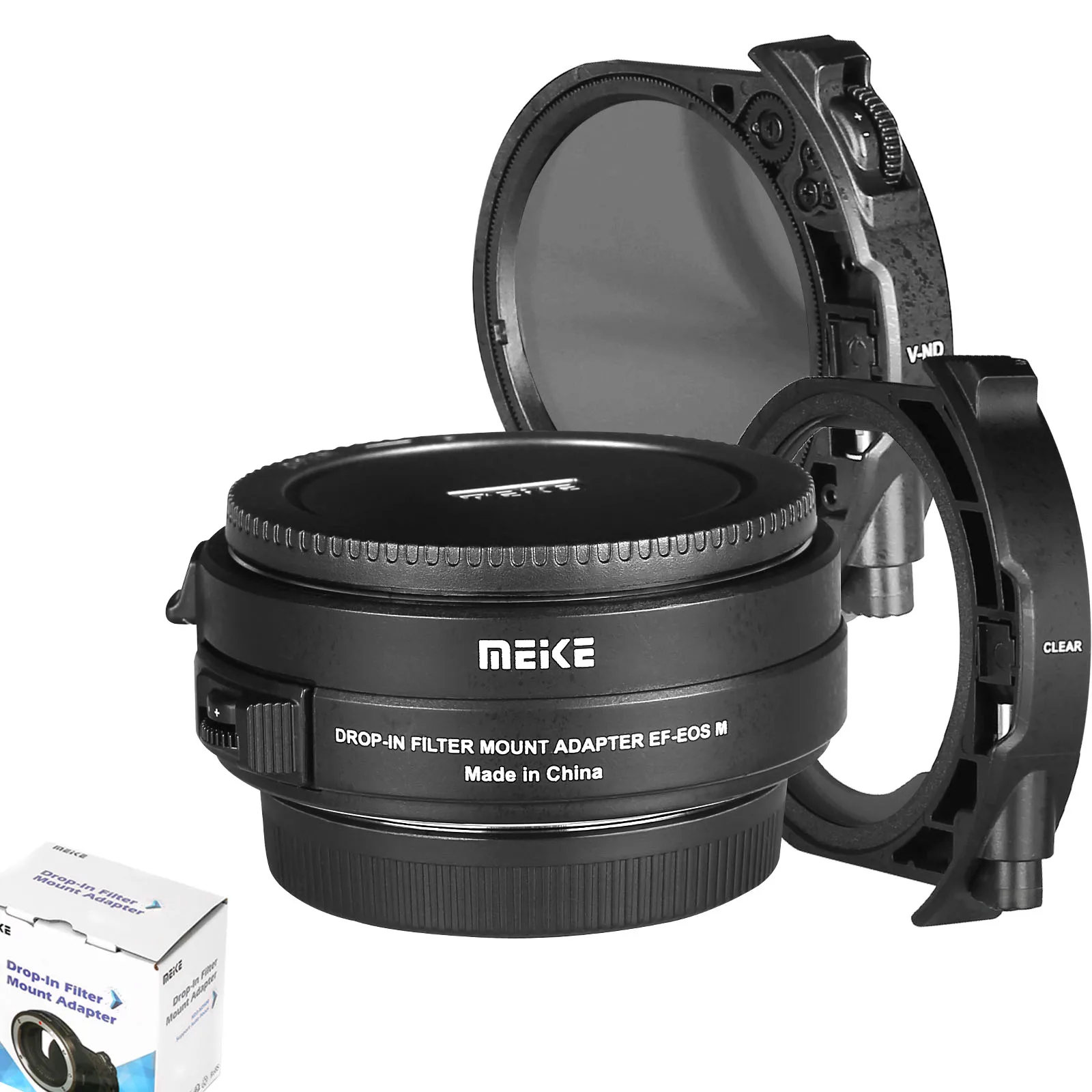 Meike MK-EFTM-C Drop-in Filter Mount Adapter EF to EOS-M with Variable ND Filter
Meike MK-EFTM-C Drop-in Filter Mount Adapter EF to EOS-M with Variable ND Filter