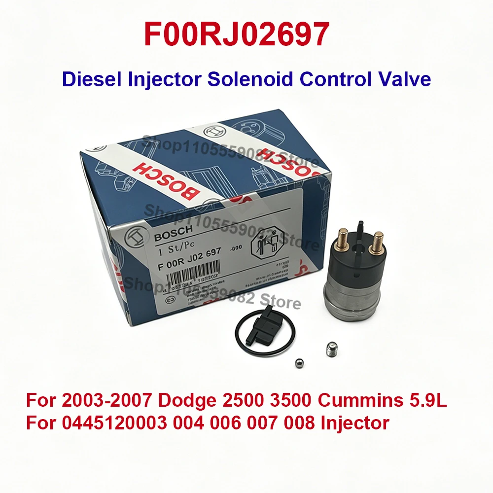 Original F00RJ02697 Fuel Injector Solenoid Valve F 00R J02 697 For 0445120003 Injector for 2003-07 Dodge 2500 3500 Cummins 5.9L
Original F00RJ02697 Fuel Injector Solenoid Valve F 00R J02 697 For 0445120003 Injector for 2003-07 Dodge 2500 3500 Cummins 5.9L
