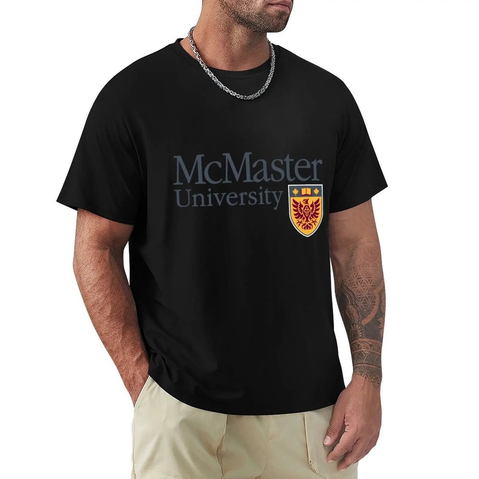 McMaster University T-Shirt Work Duty Casual T-Shirt
McMaster University T-Shirt Work Duty Casual T-Shirt