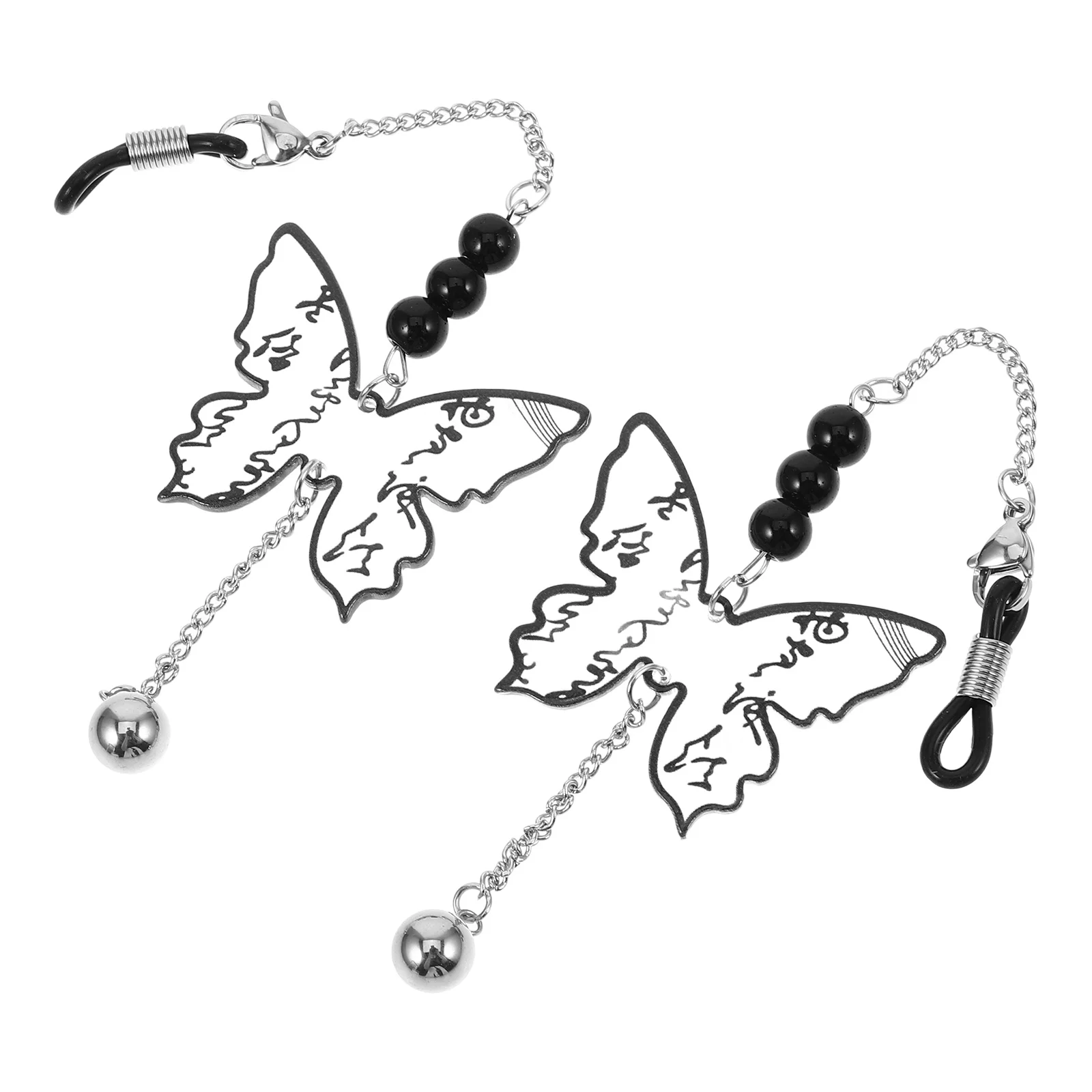 1Pair Butterfly Eyeglass Chain Premium Quality Adjustable Glasses Chain for Women Fashion Accessory for Sunglasses Daily Use
1Pair Butterfly Eyeglass Chain Premium Quality Adjustable Glasses Chain for Women Fashion Accessory for Sunglasses Daily Use