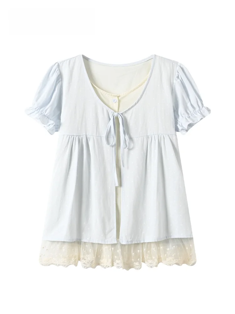 plus Size Women's Short Sleeve Shirt Summer New Style Fashion Splicing Correct Shoulder Top Cara CLUB Big Size Short Sleeve B...
plus Size Women's Short Sleeve Shirt Summer New Style Fashion Splicing Correct Shoulder Top Cara CLUB Big Size Short Sleeve B...