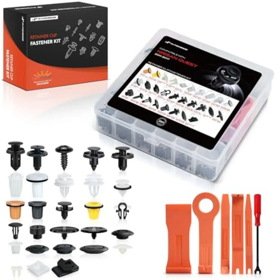 280PCS Bumper Retainer Clips Plastic Rivets Push Retainer Kit 28 Sizes 49.28oz Fender Door Hood Insulation Trim Clips Compatibl
280PCS Bumper Retainer Clips Plastic Rivets Push Retainer Kit 28 Sizes 49.28oz Fender Door Hood Insulation Trim Clips Compatibl