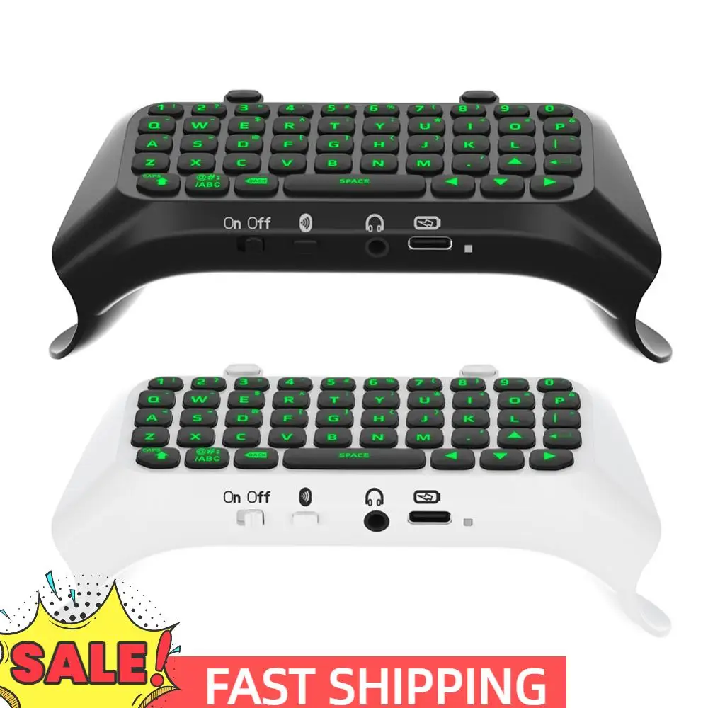 Мини-клавиатура Chatpad Внешняя клавиатура 500 мАч Bluetooth-совместимая зеленая подсветка Встроенный динамик для PS5 Elite Handle
Мини-клавиатура Chatpad Внешняя клавиатура 500 мАч Bluetooth-совместимая зеленая подсветка Встроенный динамик для PS5 Elite Handle