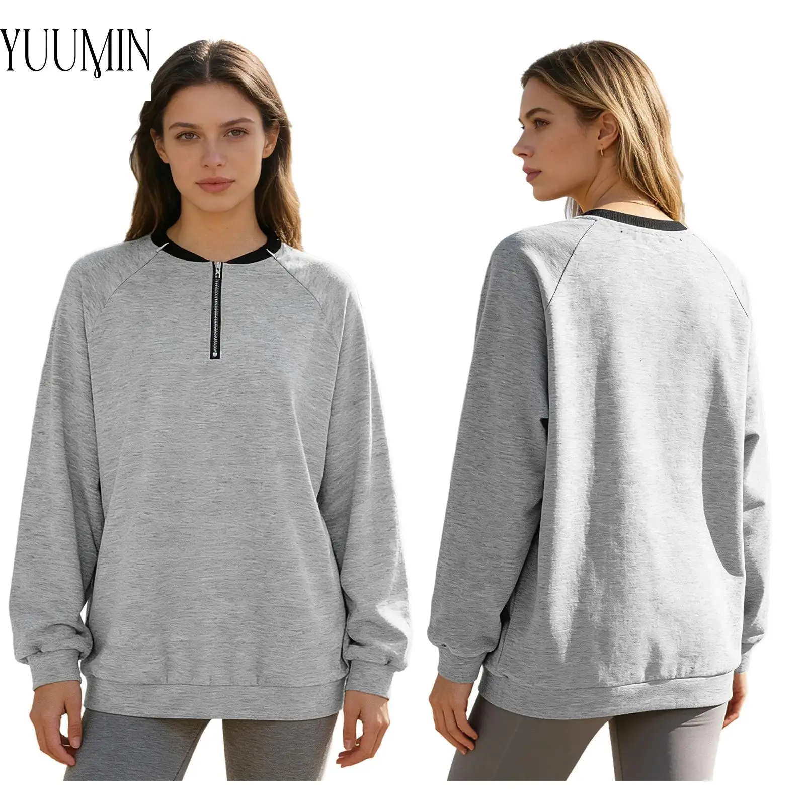 Womens Long Sleeve Post Surgery Shirt Zip-Up Contrasting Sweatshirt with Arm Shoulder Invisible Zippers for Dialysis Treatment
Womens Long Sleeve Post Surgery Shirt Zip-Up Contrasting Sweatshirt with Arm Shoulder Invisible Zippers for Dialysis Treatment