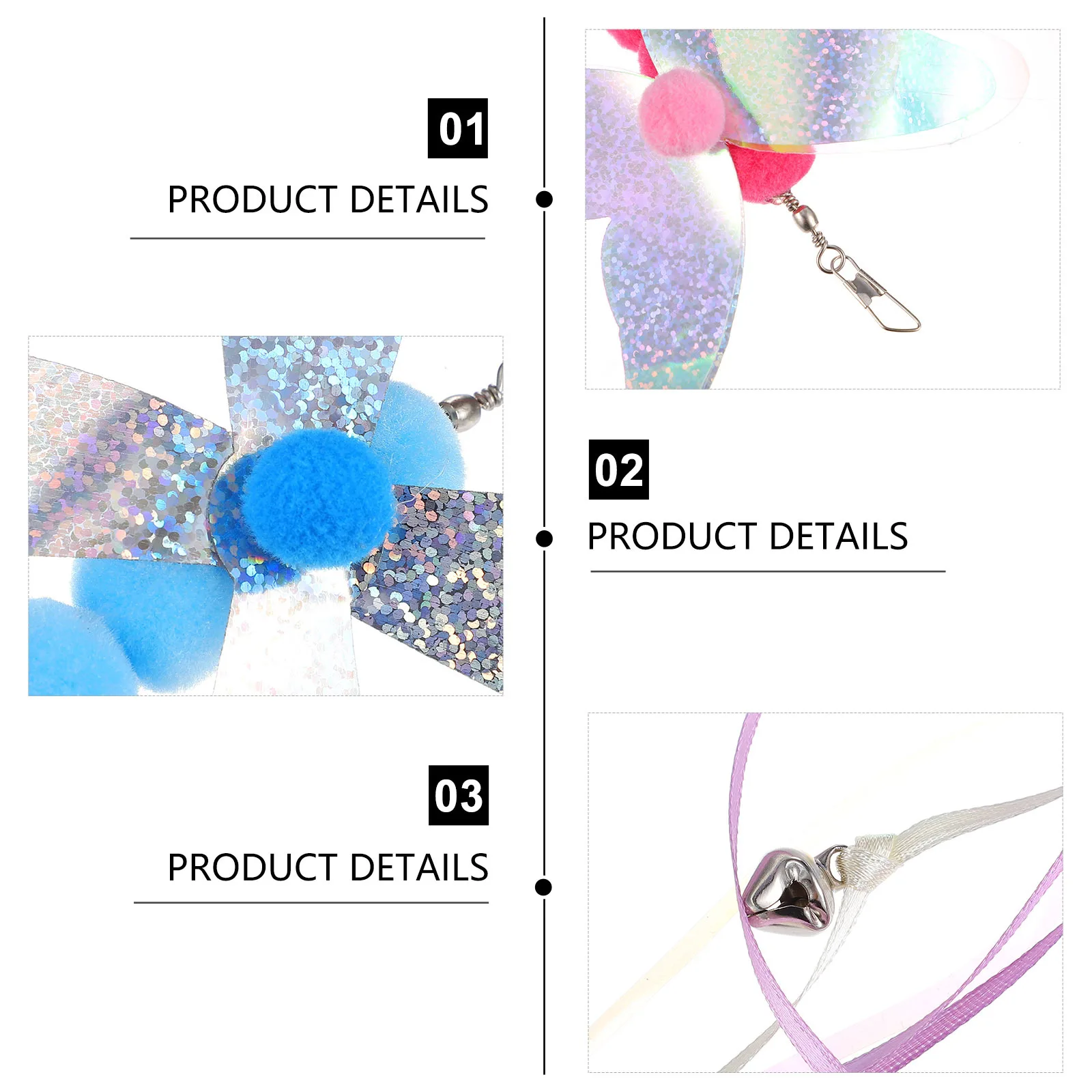 4pcs Teaser Wands Bell Interactive Cat Plaything For Pet Supplies Cat Stick Stress Relief Exercise Activity Gift
4pcs Teaser Wands Bell Interactive Cat Plaything For Pet Supplies Cat Stick Stress Relief Exercise Activity Gift