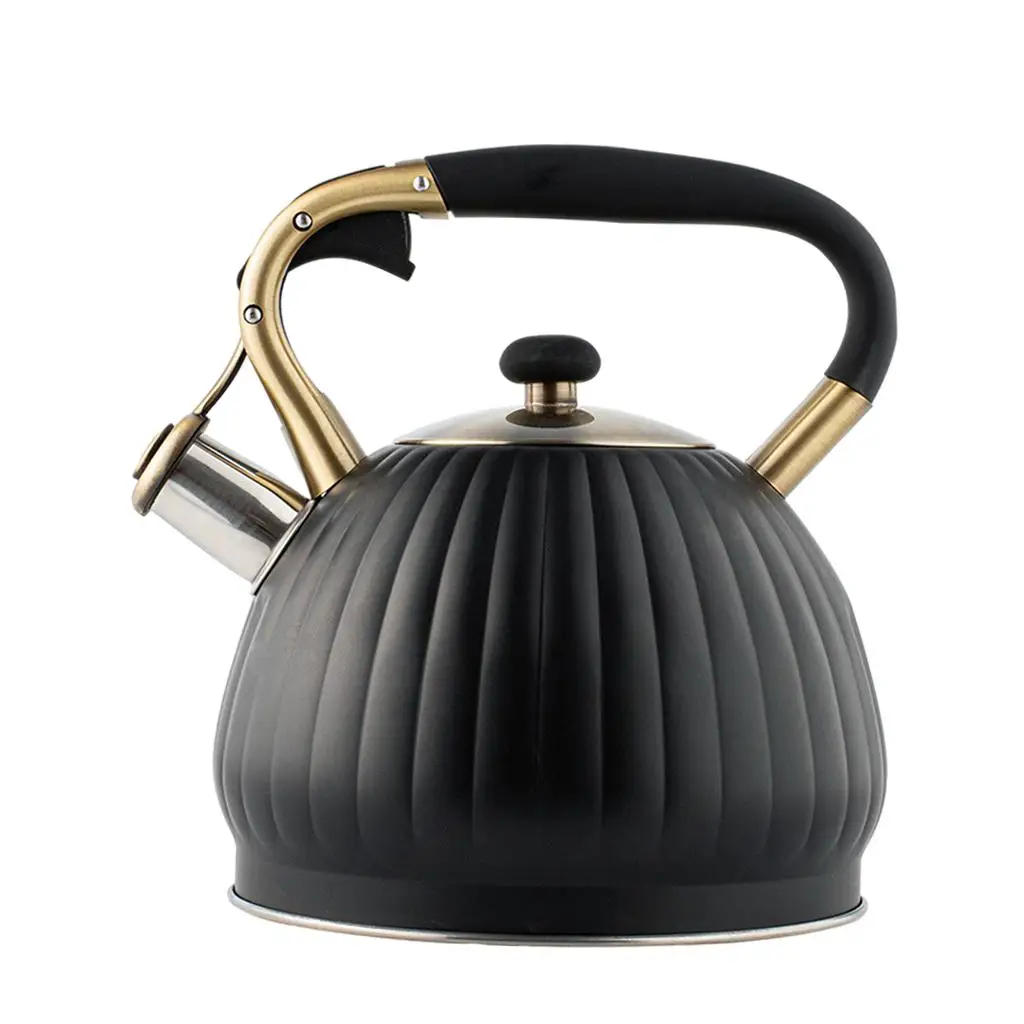 Stainless Steel Tea Kettle with Wood Pattern Anti-Scald Handle Pumpkin Pot etc
Stainless Steel Tea Kettle with Wood Pattern Anti-Scald Handle Pumpkin Pot etc