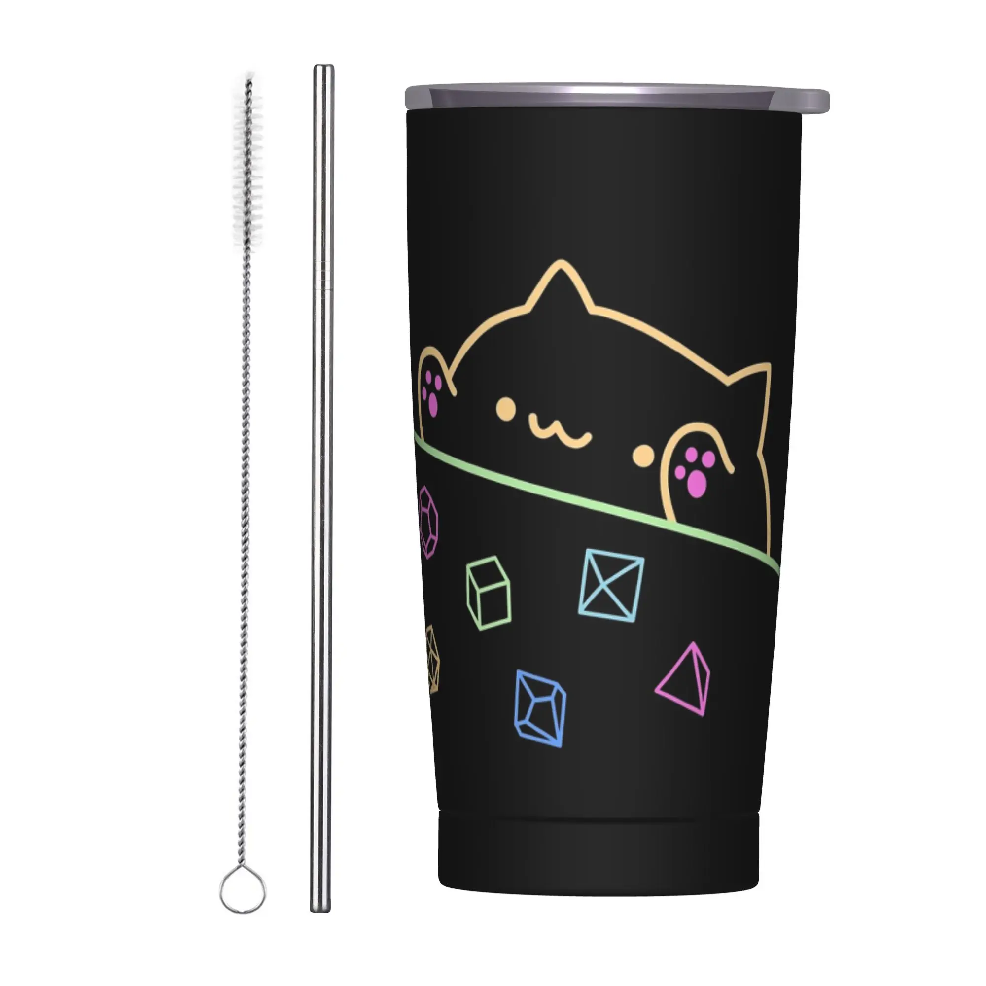 Stainless Steel Tumbler Neon DnD Cat Dungeon and Dragon Meowster Thermal Mug Keep Heat Cold and Hot Mugs Cup Beach Water Bottle
Stainless Steel Tumbler Neon DnD Cat Dungeon and Dragon Meowster Thermal Mug Keep Heat Cold and Hot Mugs Cup Beach Water Bottle