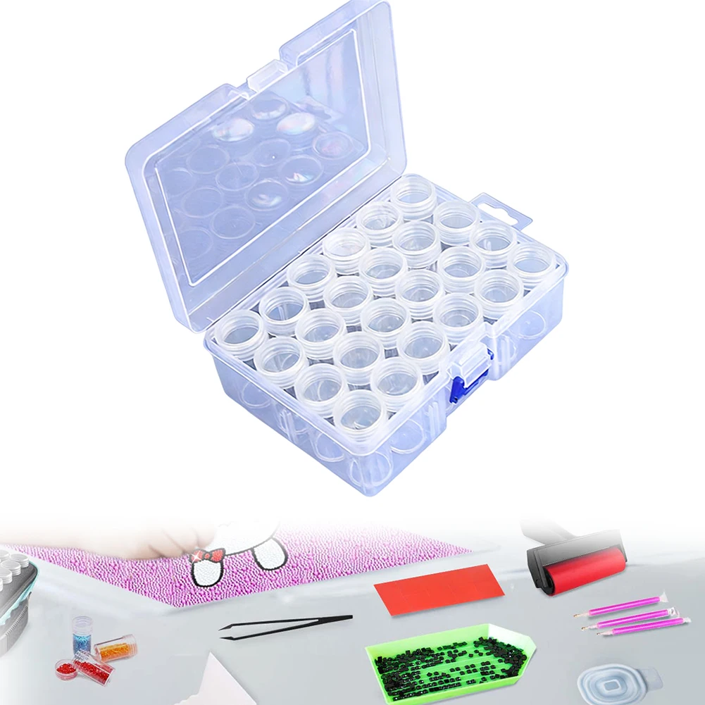 Набор контейнеров для хранения алмазной мозаики с крышками, для рукоделия, аксессуаров, украшений и мелких предметов
Набор контейнеров для хранения алмазной мозаики с крышками, для рукоделия, аксессуаров, украшений и мелких предметов