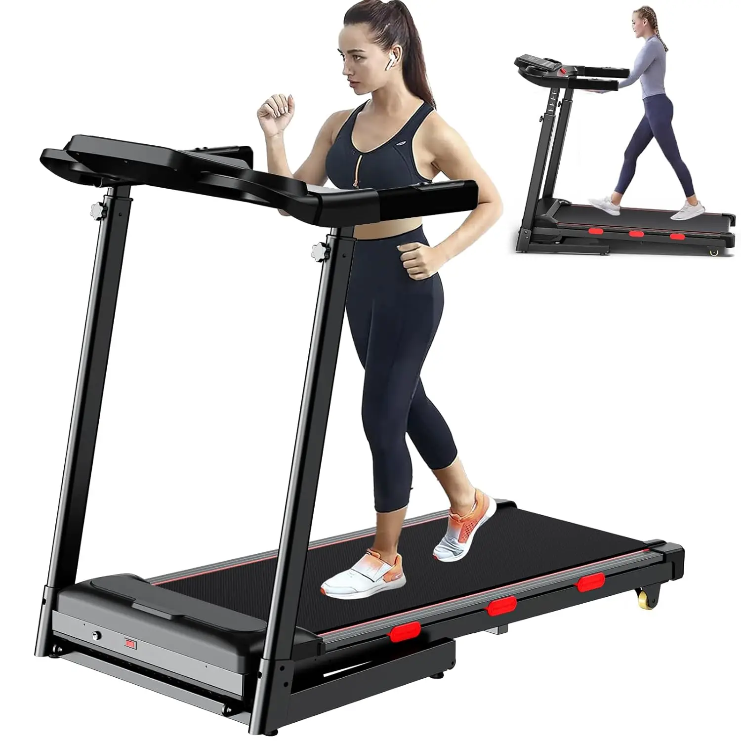 Auto Incline Treadmill for Home - Adjustable Height Handle Bars, 3.5HP Quiet, LED Display, Walking Pad, Customized
Auto Incline Treadmill for Home - Adjustable Height Handle Bars, 3.5HP Quiet, LED Display, Walking Pad, Customized