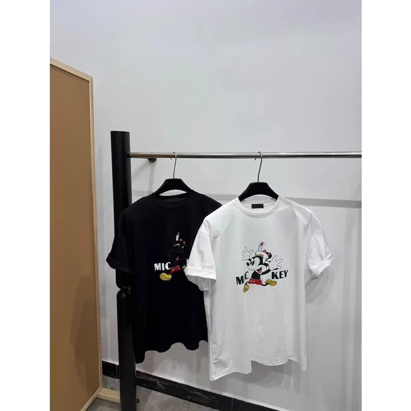 Retro American Cartoon Mickey Print Loose Casual Shoulder Pad Short Sleeve T-Shirt Women's Top Spring Summer New Style
Retro American Cartoon Mickey Print Loose Casual Shoulder Pad Short Sleeve T-Shirt Women's Top Spring Summer New Style