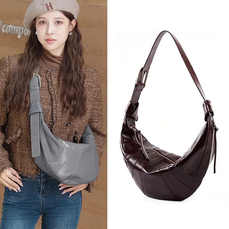 100% Cowhide Women's Shoulder Bag 2025 New Designer Luxury Bags Genuine Leather Fashion Trend Girls Crossbody Bag 2510
100% Cowhide Women's Shoulder Bag 2025 New Designer Luxury Bags Genuine Leather Fashion Trend Girls Crossbody Bag 2510