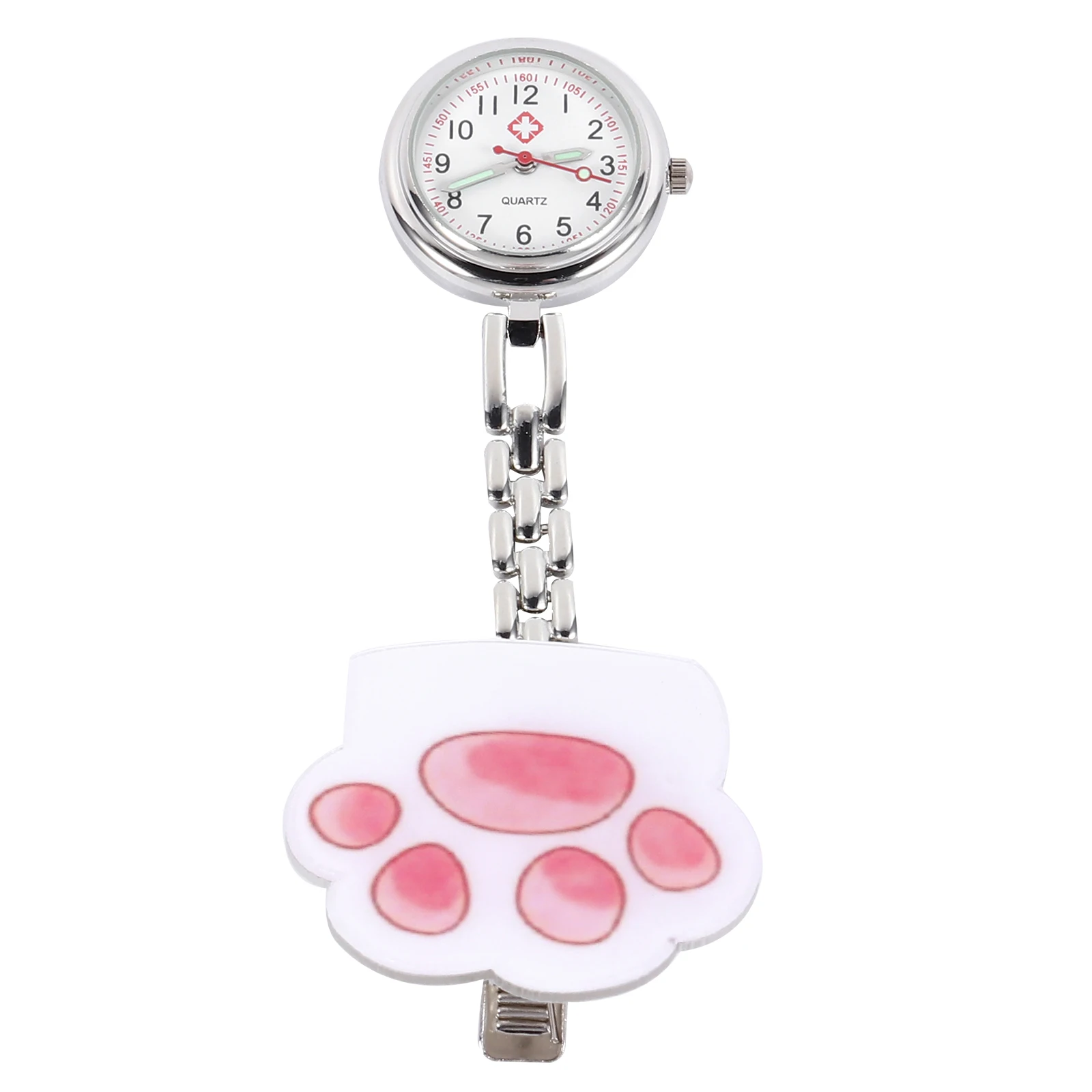 Cat Claw Pocket Watch Nurse Gift Fashion Electronic Lovely Clip Child Stainless Steel Plastic Acrylic Quartz Movement Portable
Cat Claw Pocket Watch Nurse Gift Fashion Electronic Lovely Clip Child Stainless Steel Plastic Acrylic Quartz Movement Portable