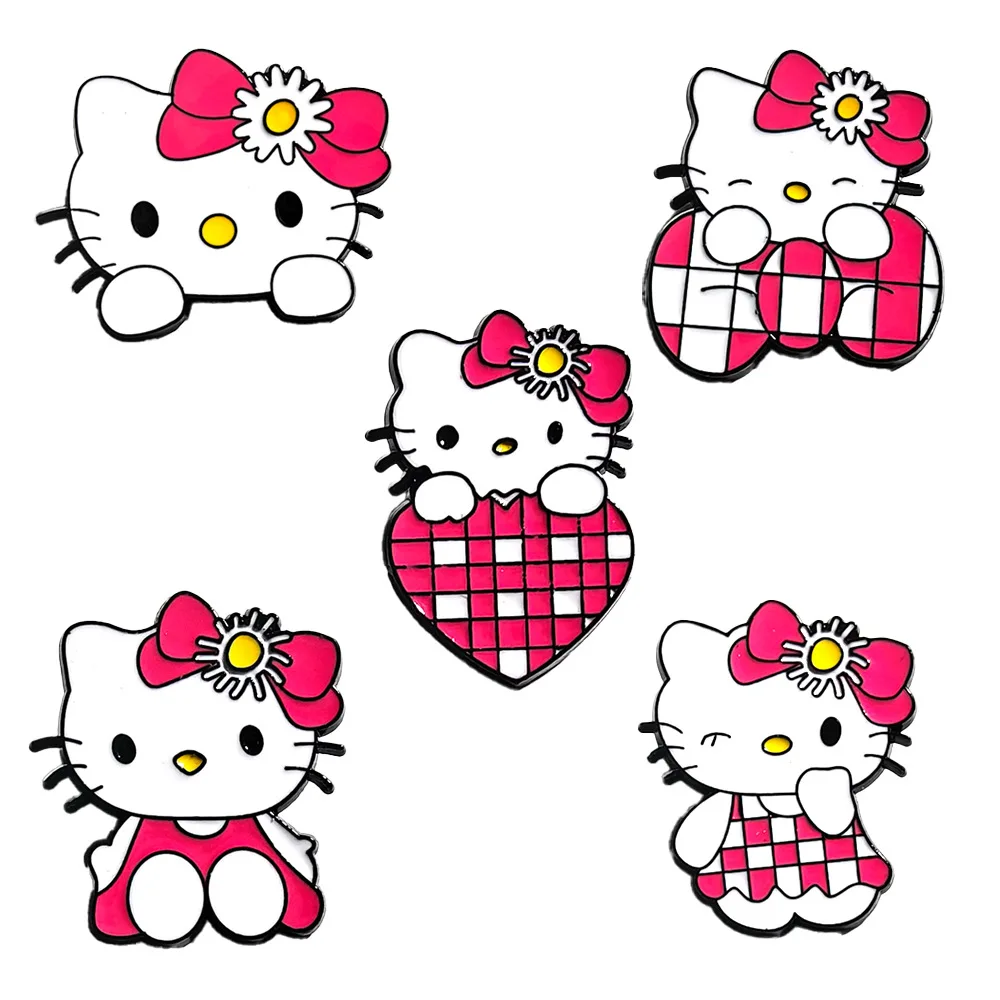 Cute Cartoon Sanrio Hello Kitty Brooch Kawaii Anime Peripheral Badge Soft Cute HelloKitty Pin Y2k Fashion Toys Anime Cartoon
Cute Cartoon Sanrio Hello Kitty Brooch Kawaii Anime Peripheral Badge Soft Cute HelloKitty Pin Y2k Fashion Toys Anime Cartoon