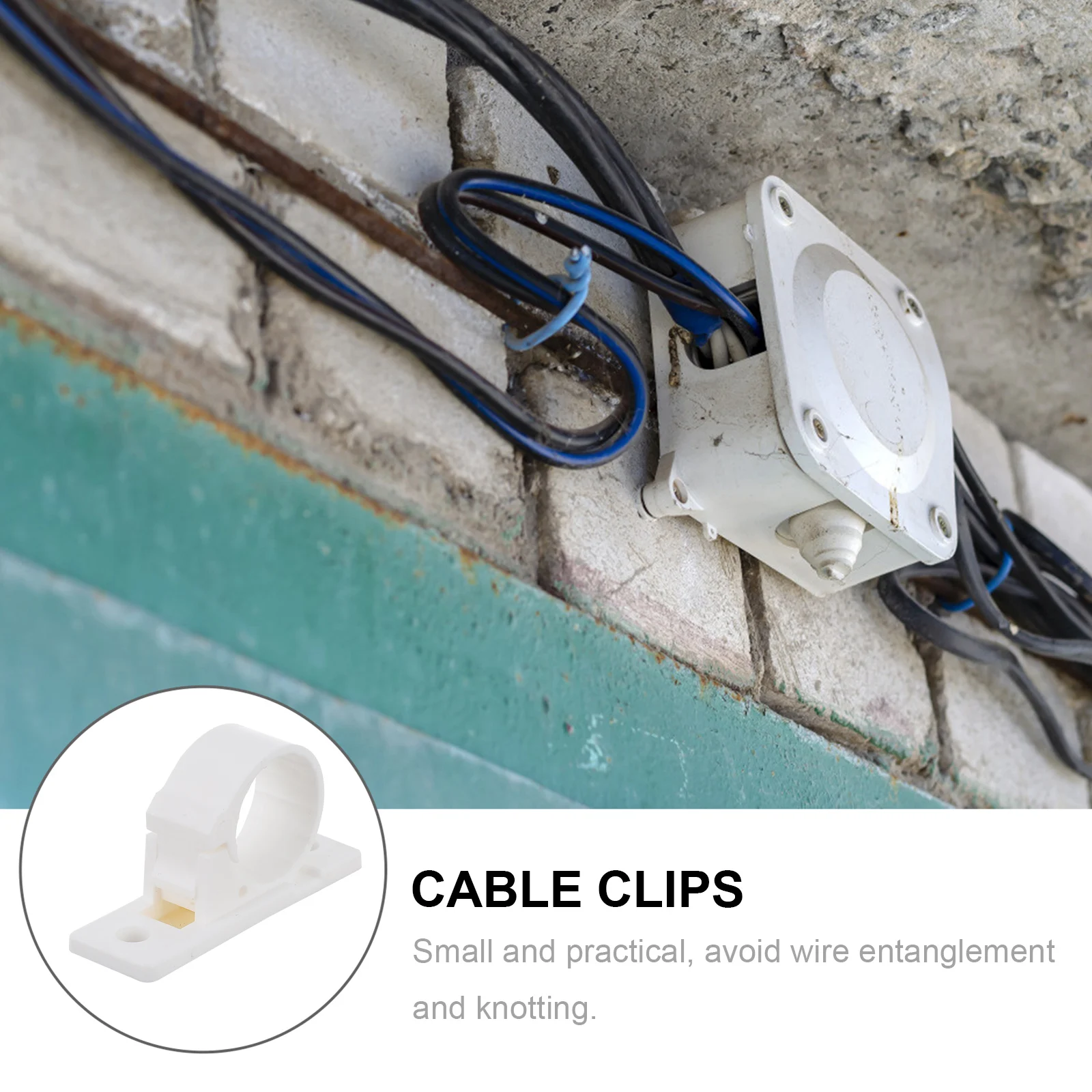 20 Pcs Cable Clips Self Adhesive Wire ganizer Plastic Cord Management Tools Home Office Desktop ganization Cord Fixation Clamps
20 Pcs Cable Clips Self Adhesive Wire ganizer Plastic Cord Management Tools Home Office Desktop ganization Cord Fixation Clamps