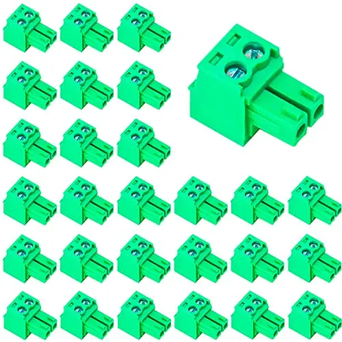 40 PCS 3.81mm 2 Pin Phoenix Type Connector Green PCB Screw Terminal Block 2 Pole
40 PCS 3.81mm 2 Pin Phoenix Type Connector Green PCB Screw Terminal Block 2 Pole