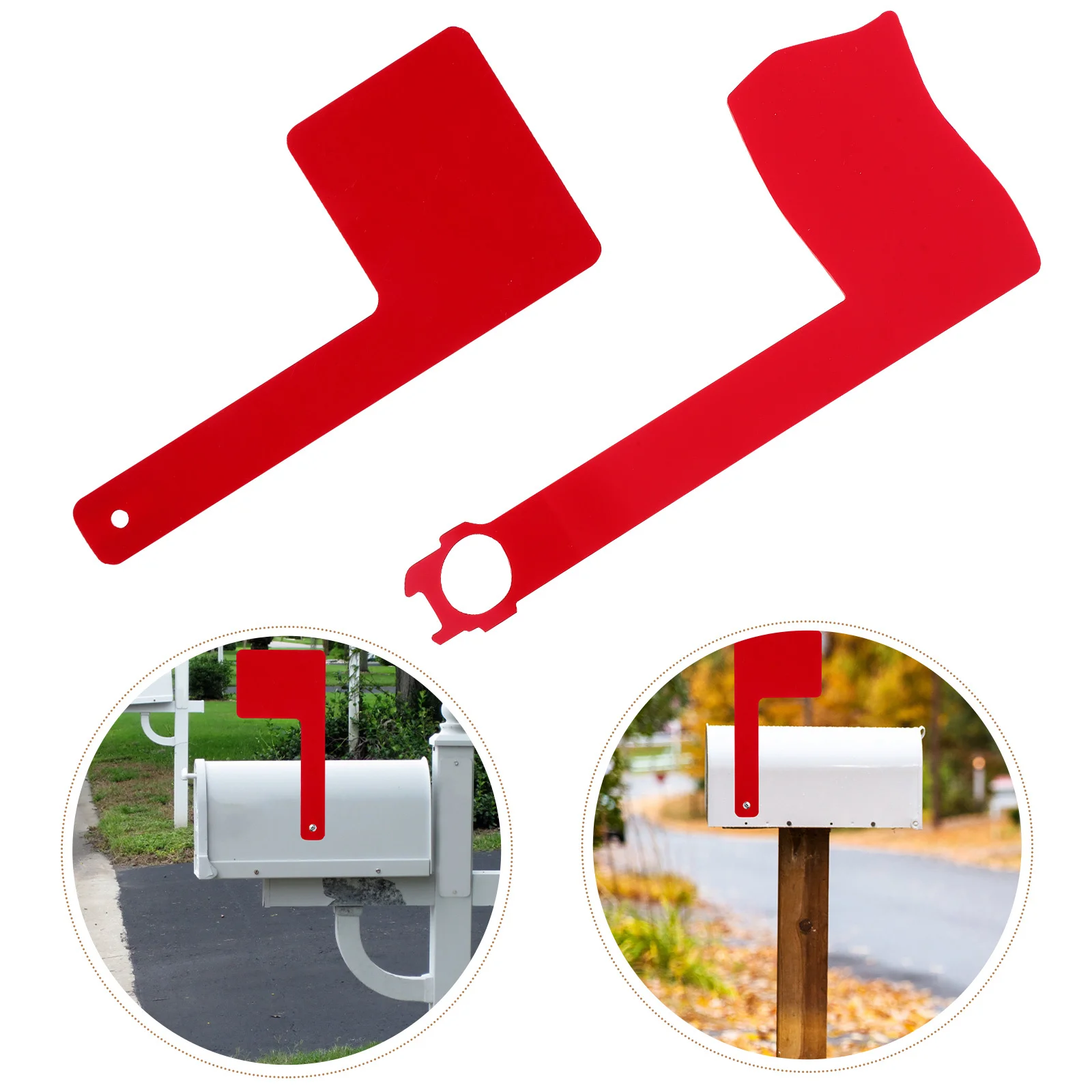 2Pcs Mailbox Flag Red Acrylic Weather-Resistant Outdoor Rotating Mail Status Indicator Universal Replacement Red Mailbox Flag
2Pcs Mailbox Flag Red Acrylic Weather-Resistant Outdoor Rotating Mail Status Indicator Universal Replacement Red Mailbox Flag
