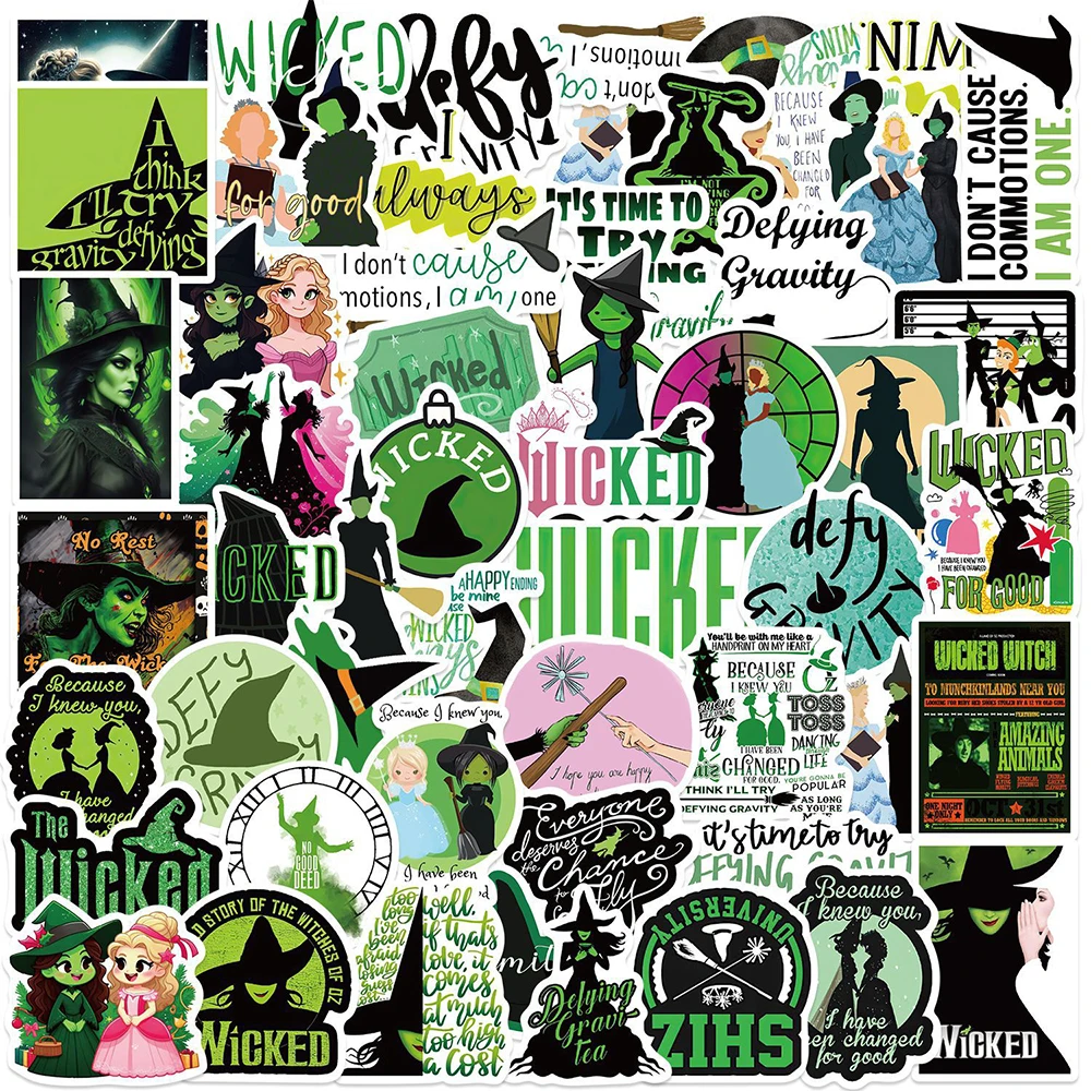 10/30/50pcs Cartoon Wicked: Part One Movie Stickers Graffiti Decoration DIY Scrapbook Suitcase Phone Diary Kids Decals Toy Gift
10/30/50pcs Cartoon Wicked: Part One Movie Stickers Graffiti Decoration DIY Scrapbook Suitcase Phone Diary Kids Decals Toy Gift